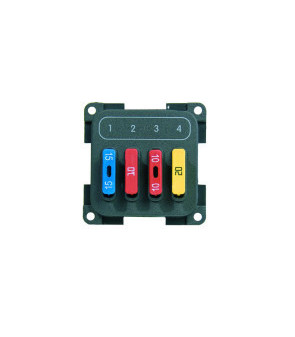 Modulo portafusibili grigio CBE 4 fuse da incasso12 V