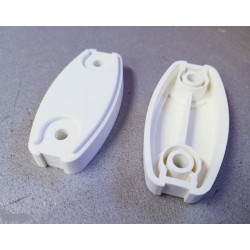 FAP External plastic doorstop white three pieces 2
