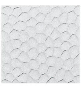 5 meters of mini hammered aluminum sheet for walls H 1250...