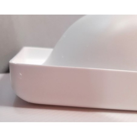 White corner sink 345x345 for VAN