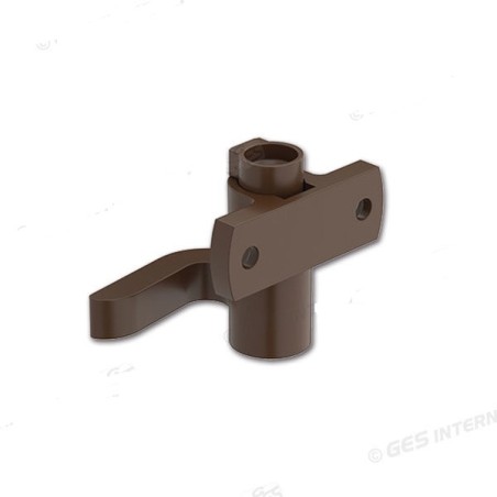 Brauner linker Haken für Push Lock Drehstangentüren