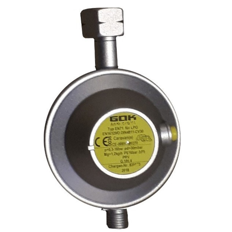 Détendeur de gaz GOK 0128604 - 30 mbar 1,2 kg...