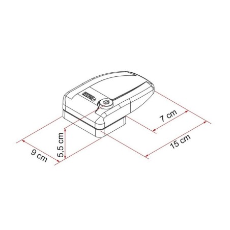 Safe Door - White wall mounted FIAMMA 08021-01