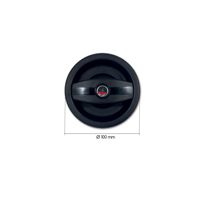 Universal black door lock ZADI w / man DX w /...