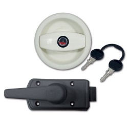 Universalschloss weiße Tür ZADI w / man DX w / chv und...