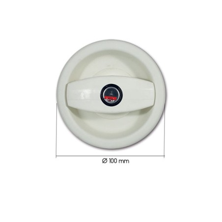 Serratura universale porta bianca ZADI  con maniglia DX e chiavi