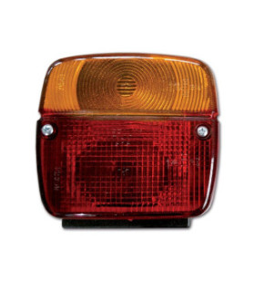 Fanale universale dx-sx 110x101x53 con luce targa