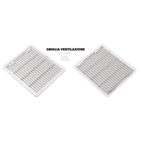 Rejilla de ventilación 373x315h blanca DOMETIC LS230