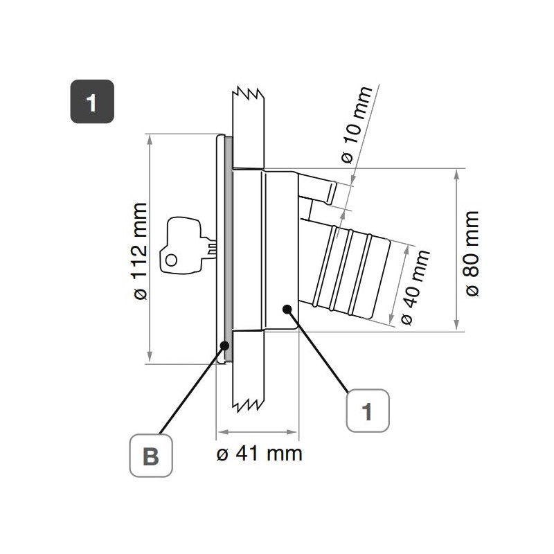 KAPPE + WASSERKAPPE FLAMME WEISS 94715-010