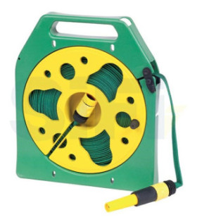 HABA - HOSE REEL with flat HOSE 15 m
