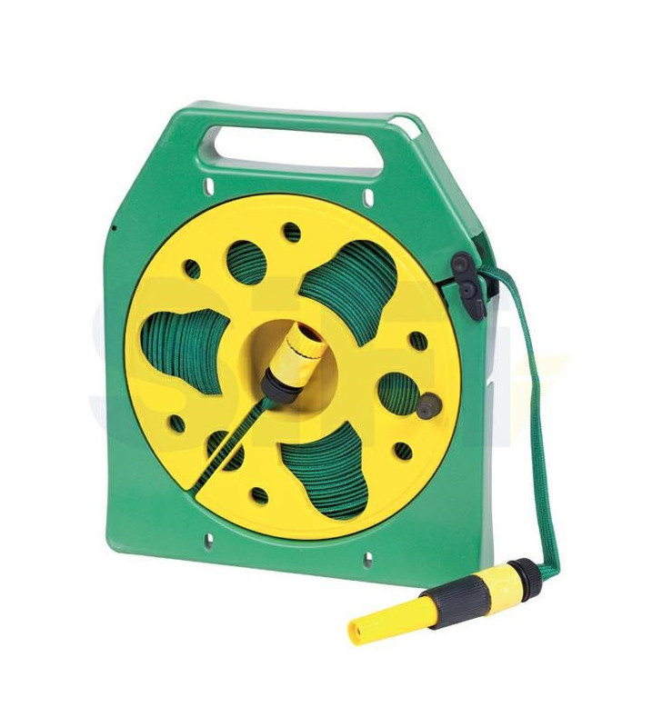 HABA - HOSE REEL with flat HOSE 15 m