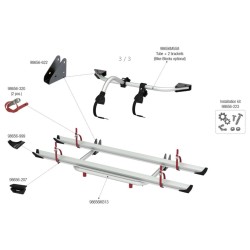 FIAMMA KIT TUBO FISSAGGIO BB CB GARAGE STANDARD 2