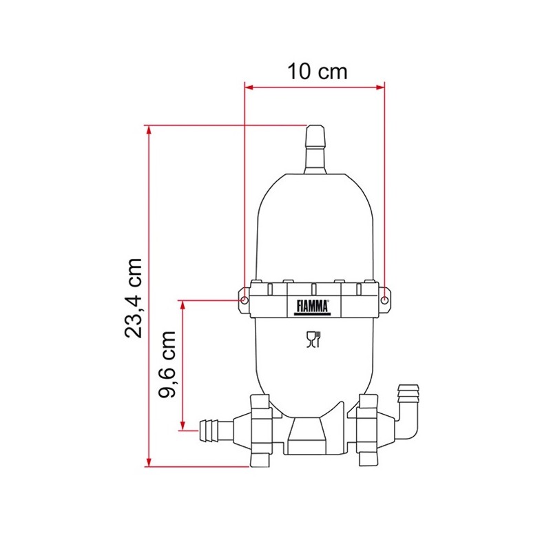 Expansion vessel A20 FIAMMA - 0247801-2