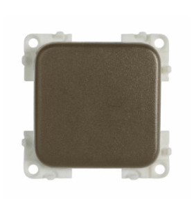 Interruptor unipolar CBE MCN marrón