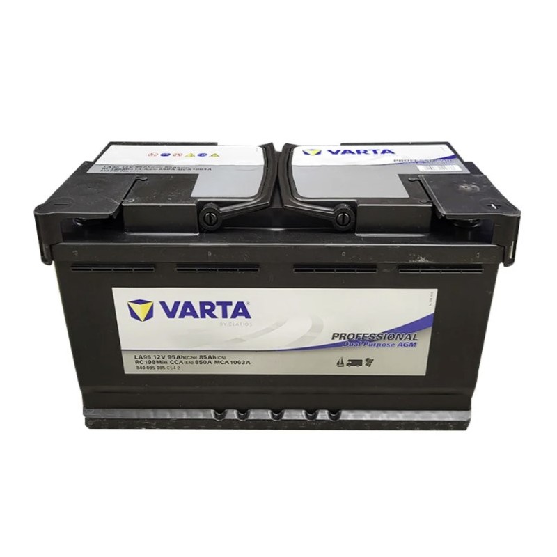 BATTERIE VARTA AGM 95AH NOIRE 353X175X190 -...