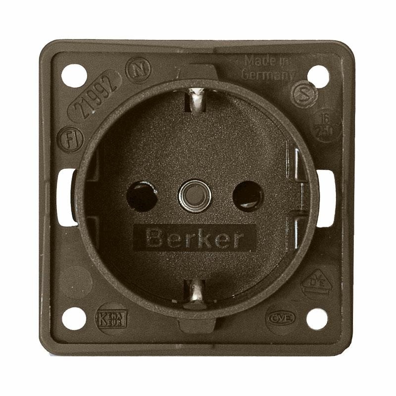 CBE BERKER BPM22D braune SCHUKO-Steckdose 230V...