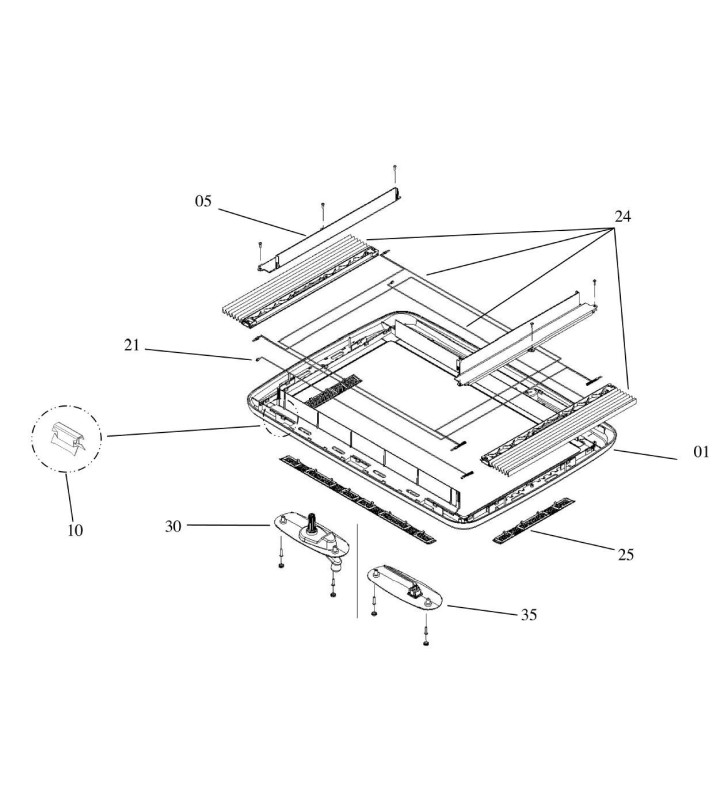 Store avec moustiquaire RAL9001 Midi-Heki...