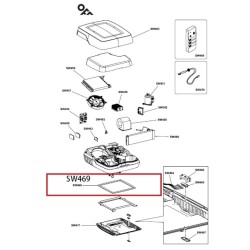 Guarnizione copertura interna PLEIN AIRCON 12V NUOVA... 2