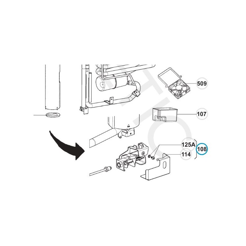BRÛLEUR À GAZ CSB2,DN16,MES/AES 289060495 EX...