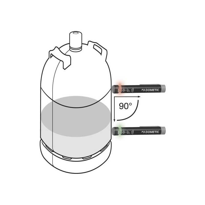 Indicateur de niveau de gaz ultra-compact...