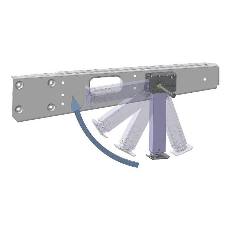 AL-KO ClickFix support feet, manual crank