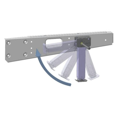 AL-KO ClickFix support feet, manual crank