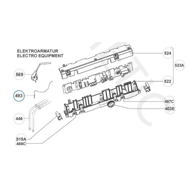 Temperature probe complete refrigerator Dometic...
