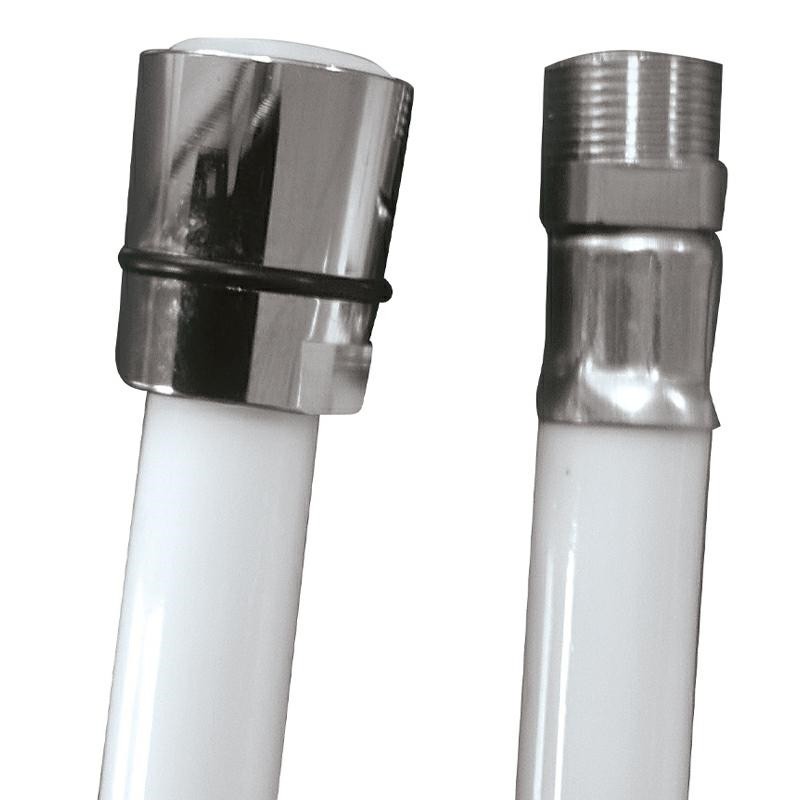 FLESSIBILE RICAMBIO IN PVC BIANCO 300CM. 3/8" F...