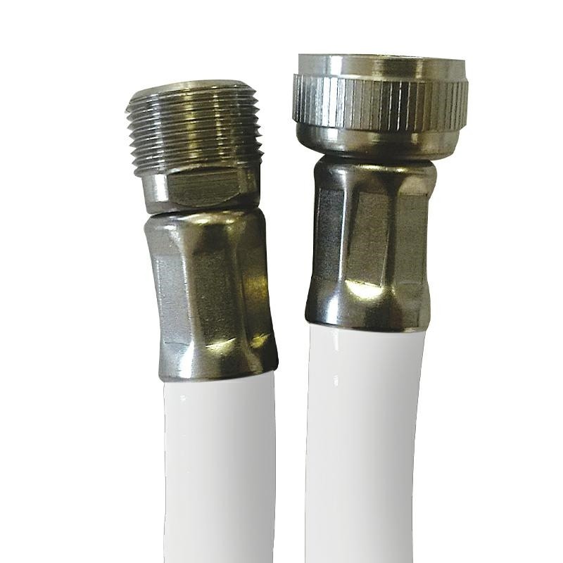 FLESSIBILE RICAMBIO IN PVC BIANCO 200CM. 1/2" F...