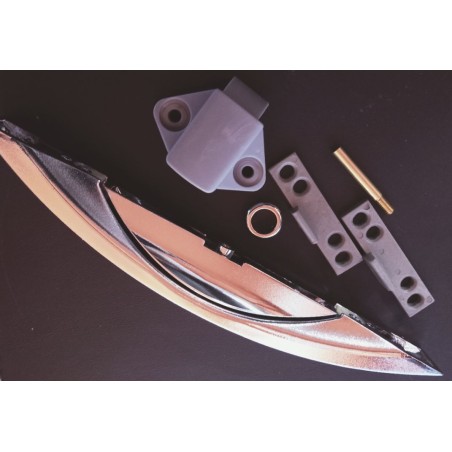 KIT AS197 MANIGLIA IN ABS CROMO LUCIDO
