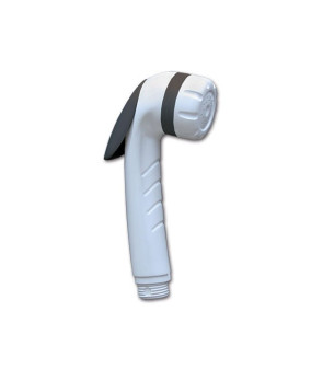 White/grey single jet hand shower M 1/2