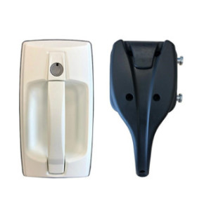 NUEVO BASIC EDGE ZADI candado blanco con cilindro y llaves