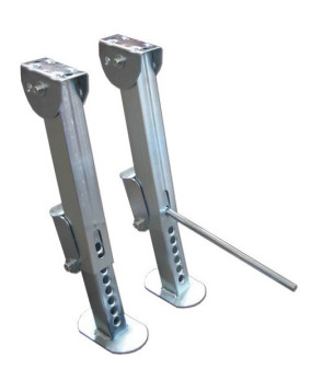 Paire de pieds parking 35/48 cm