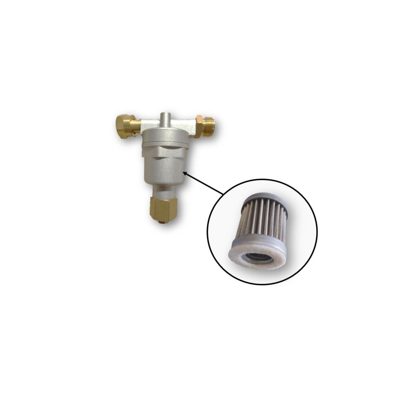 Replacement filter cartridge for gas filter IN...