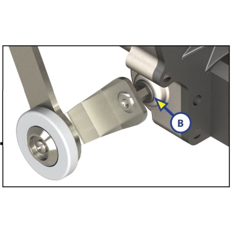 LIPPERT 425252 - MANUELLES ENTRIEGELUNGSGERÄT FÜR TASTENBETT 425252