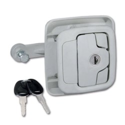 Hook lock 1140 FAP OPERA white with cylinder and keys...