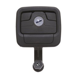 Cerradura de gancho 1140 FAP OPERA negra con cilindro y...