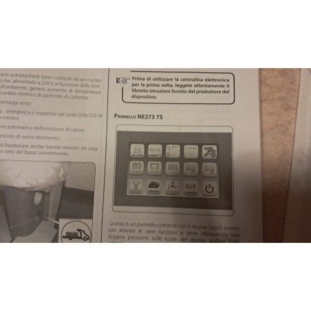 1551.273.02 PANEL DE CONTROL DE PANTALLA TÁCTIL NE273 7S TRIGANO MOBILVETTA NORDELETTRONICA