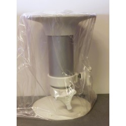 White telescopic table leg H 720 mm 2