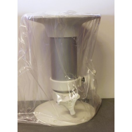 Pied de table télescopique blanc H 720 mm