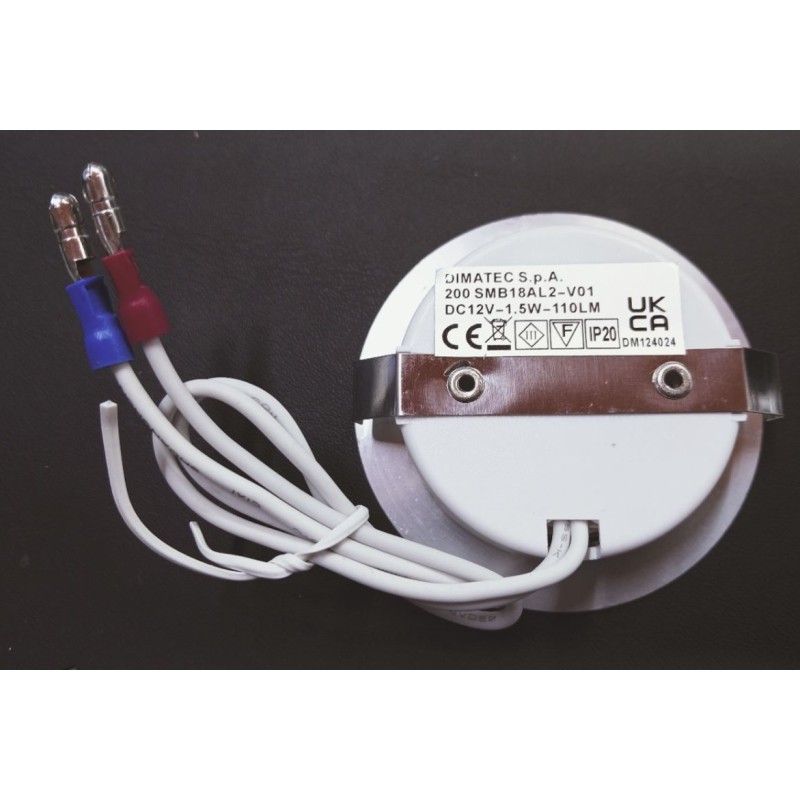 Spot  da incasso 1,5W 18 led alluminio satinato...
