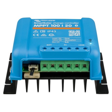 SCC110020160R - Contrôleur de charge solaire Victron MPPT 100/20A Bluetooth Energy SmartSolar 12-24-36-48V