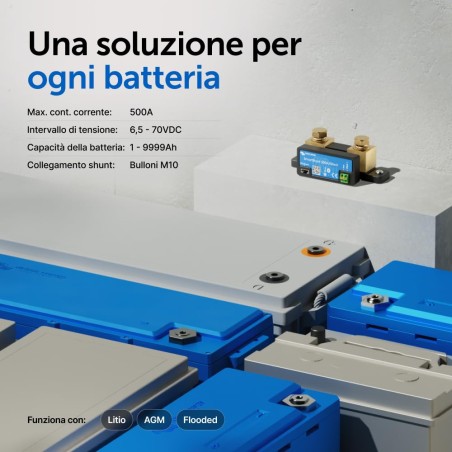 VICTRON SmartShunt 500A - 50 mV IP21 - Batteriemonitor SHU050150050