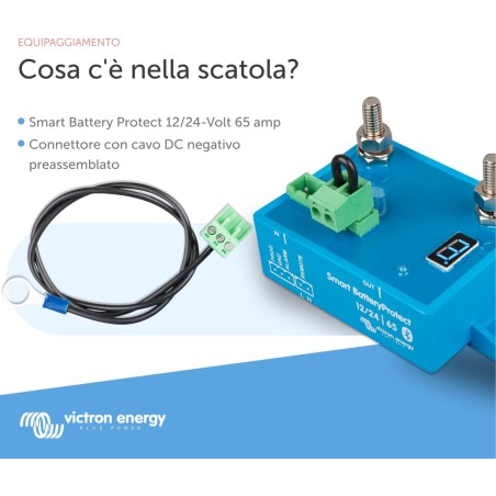 Smart Battery Protect 12/24V 65A Bluetooth Victron Energy - ‎BPR065022000