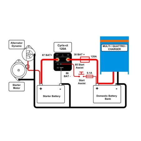 Cyrix-Ct 12/24V 120A Intelligent Battery Coupler Victron Energy - CYR010120011R
