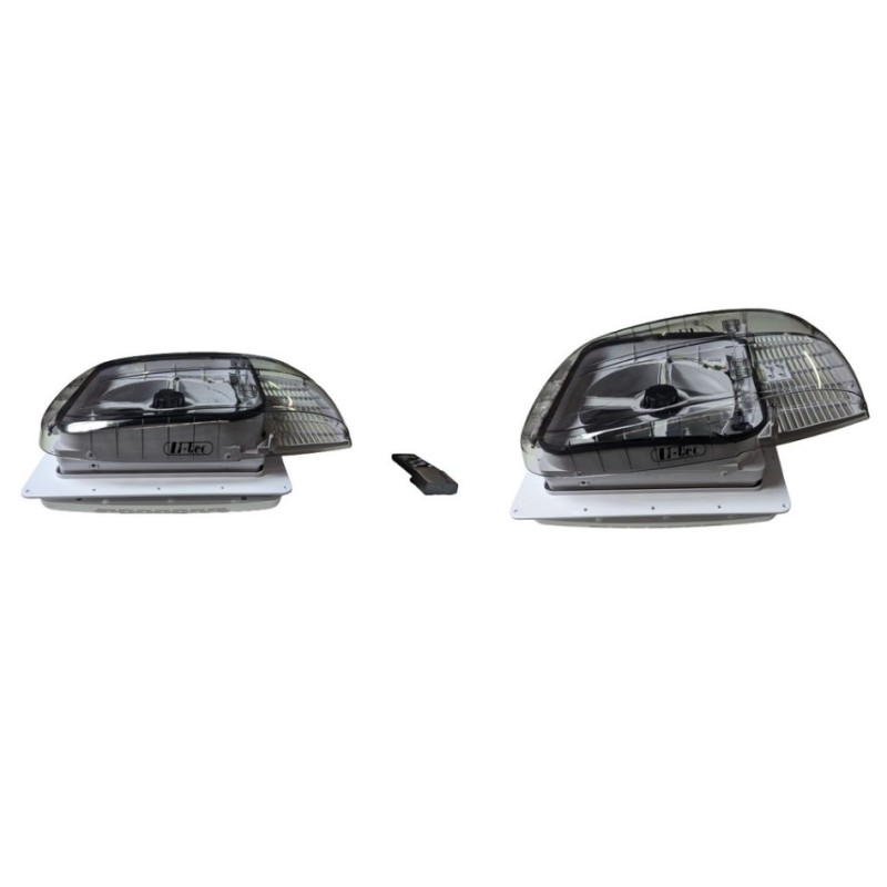 Bullauge mit Lüfter PLUS FAN 400X400 - CRYSTAL...