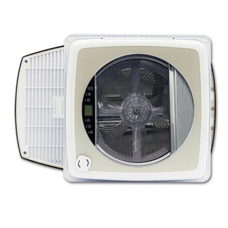copy of Oblò con ventola PLUS FAN 400X400 - CRYSTAL 12 V