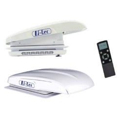 Oblò con ventola PLUS FAN 400X400 - BIANCO 12 V