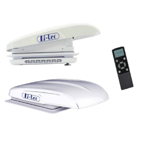 Ojo de buey con ventilador PLUS FAN 400X400 - BLANCO 12 V