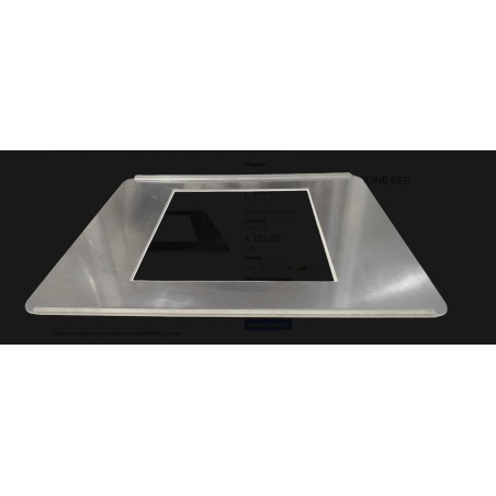 Installation plate for adapting OPEN-AIR 12V on vans